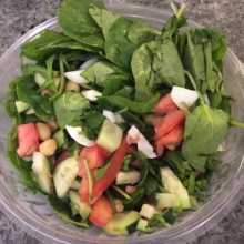 Gluten-free salad from Tony's Deli